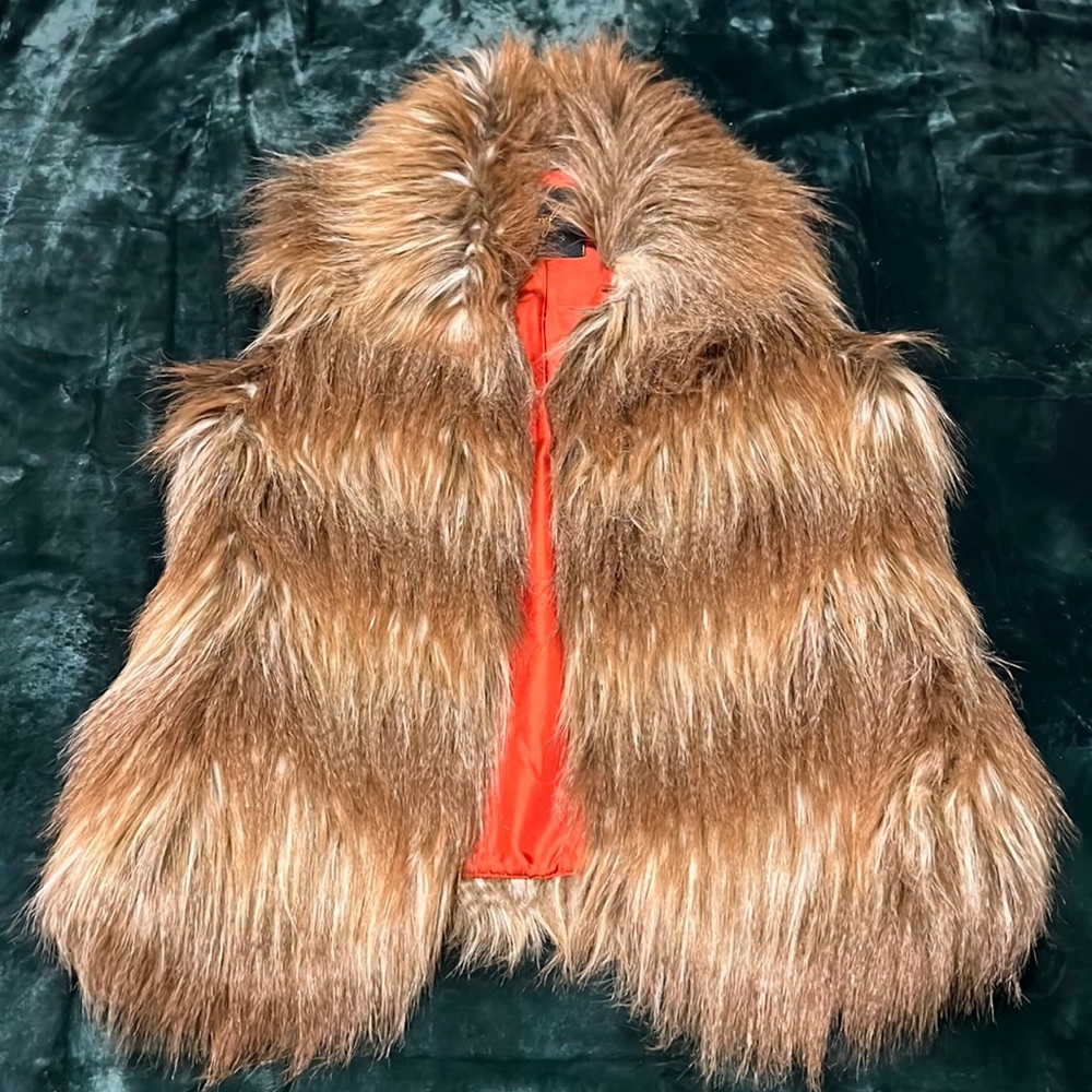 Bb Dakota Cozy Fur Vest brand new with pockets!